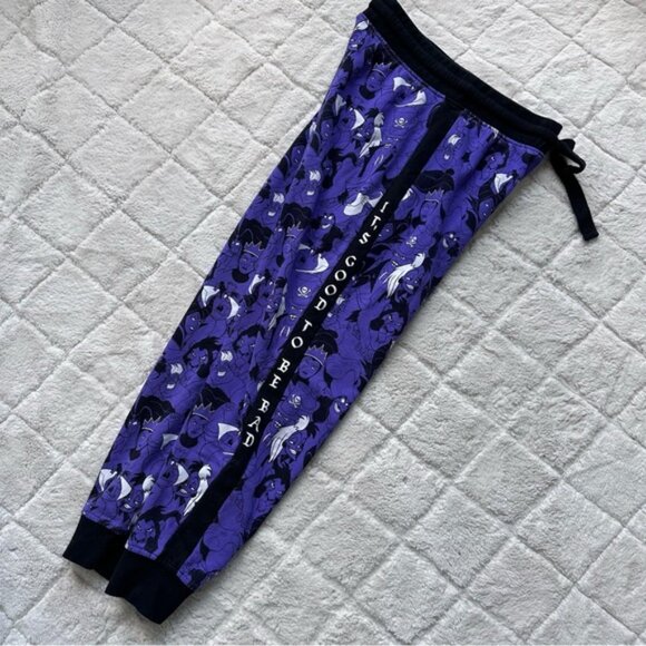 Disney Parks | Purple Villains "Its Good To Be Bad" Jogger Pants | Size Medium - Picture 6 of 11